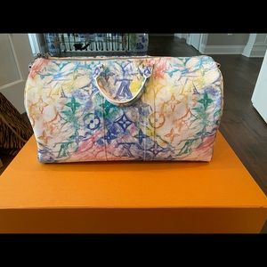 SOLDLouis Vuitton Keepall 50 Pastel edition